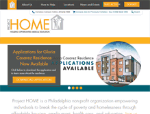 Tablet Screenshot of projecthome.org